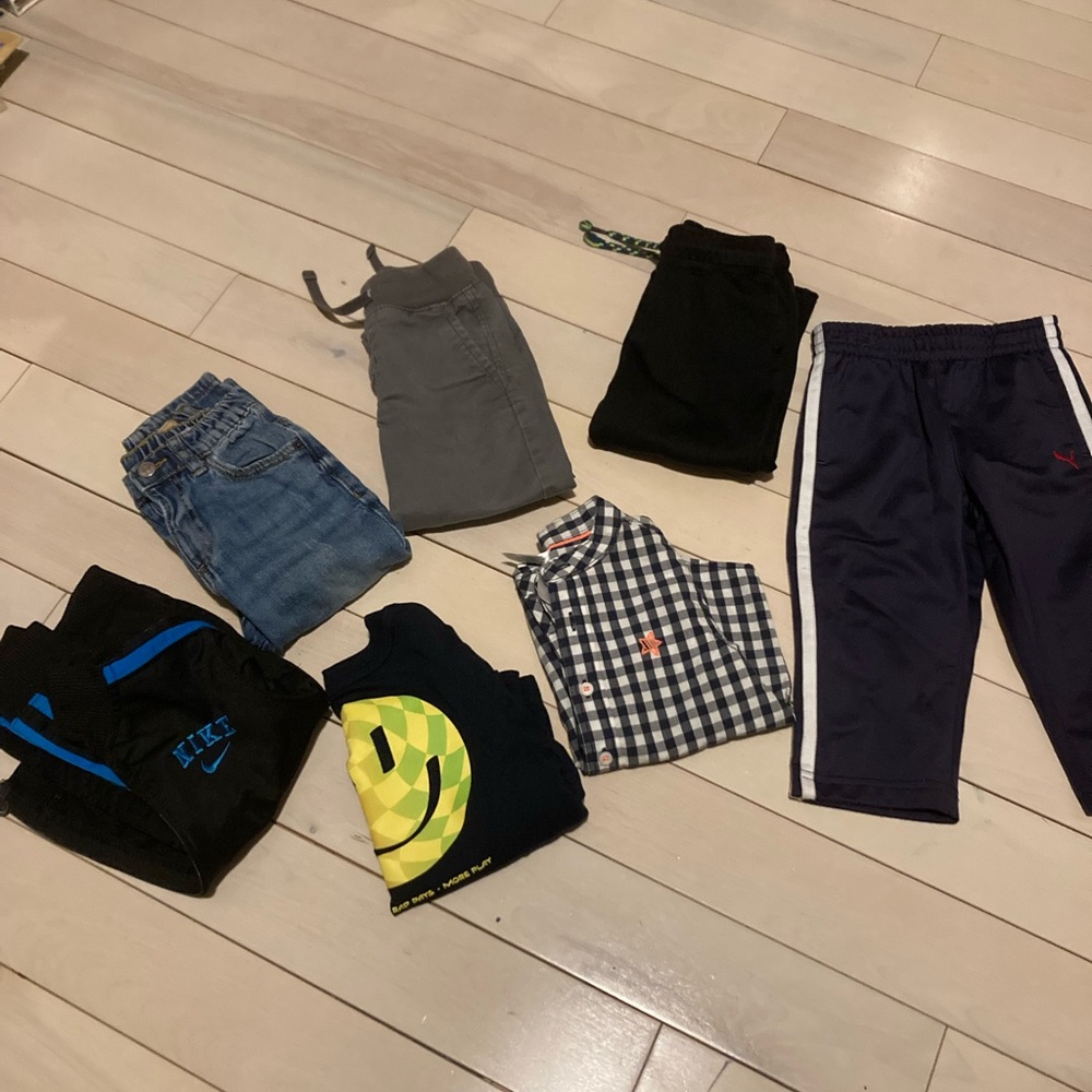 Toddler 18-24m boy Clothing Bundle Shirt, Pants, Zip up Jacket